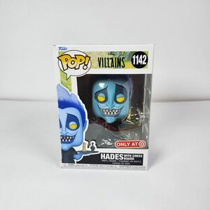 Funko Pop Disney Villains Hades with Chess Board 1142 Target Exclusive Vinyl‎